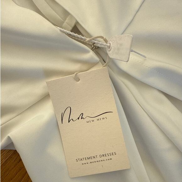 Mew Mews - Roise Crystal Embellished Maxi Coat in White - Picture 5 of 8